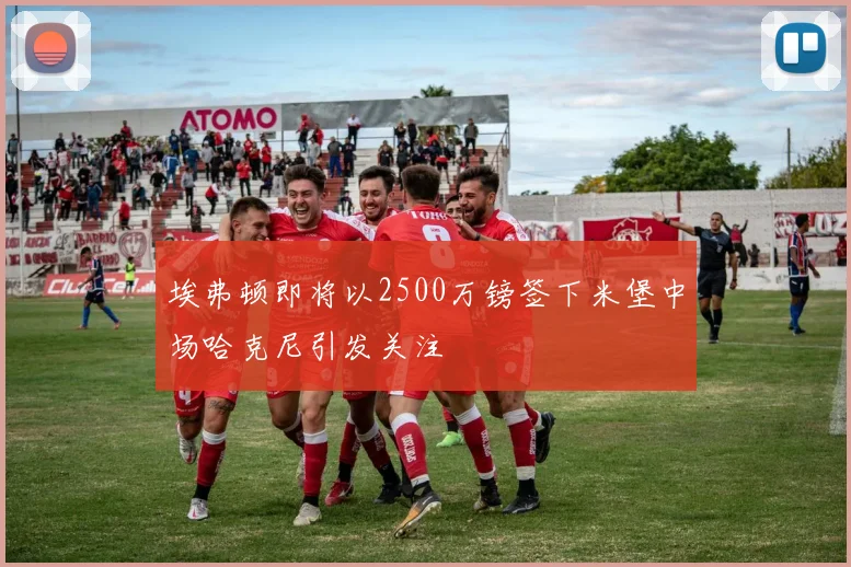 埃弗顿即将以2500万镑签下米堡中场哈克尼引发关注